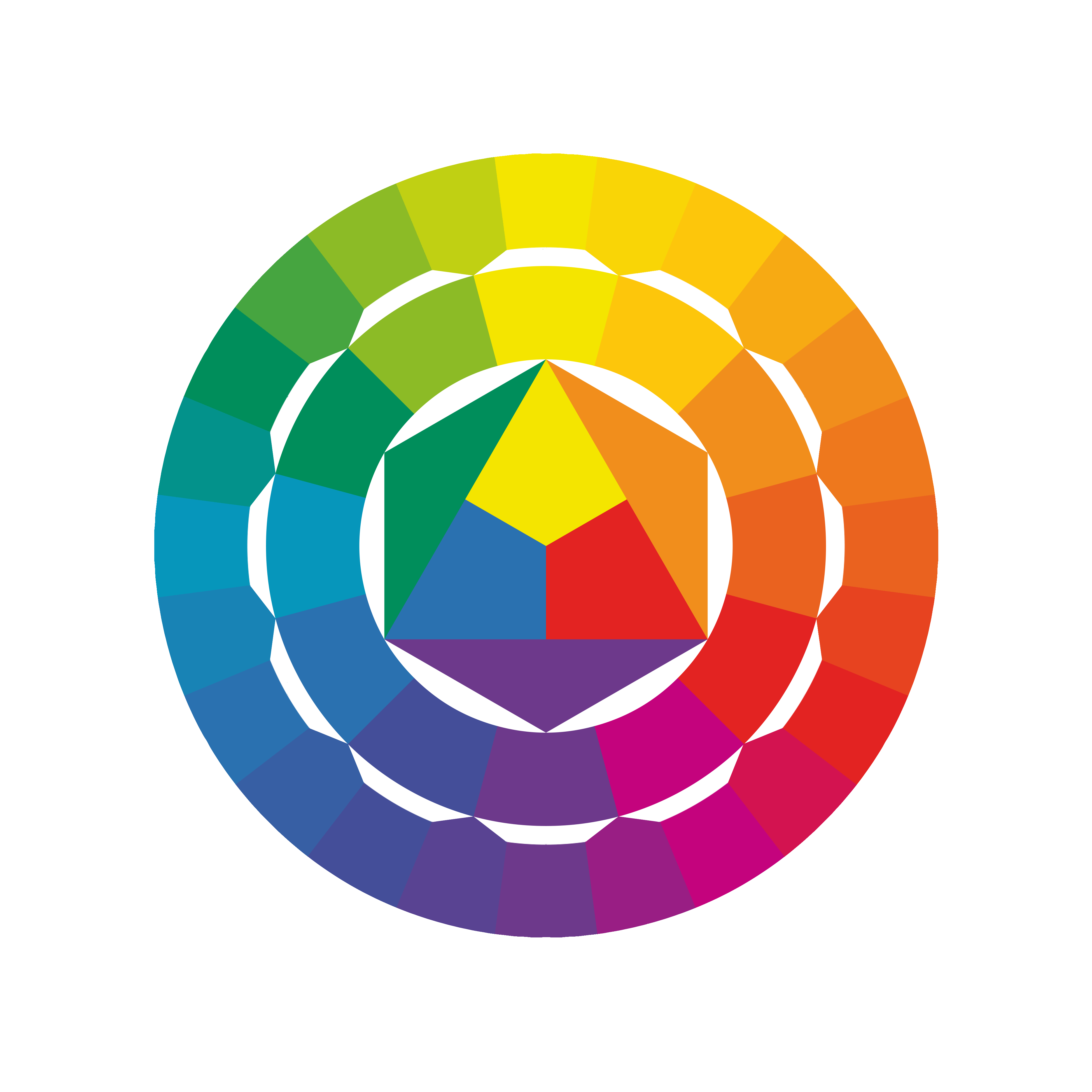 johannes itten color wheel theory